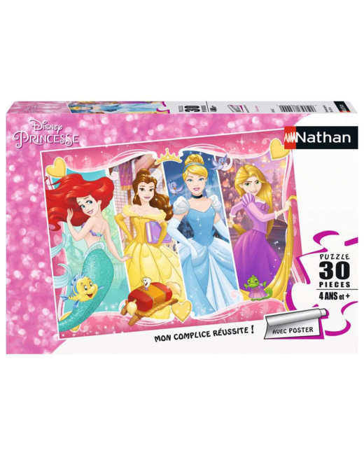 Puzzle Entre amies / Disney Princesses - de 4 ans