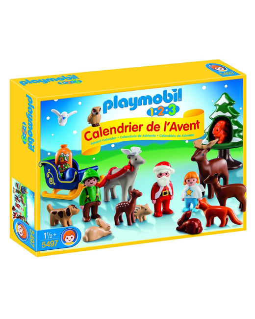 Calendrier de l'Avent 1.2.3 - Le Père Noël et les animaux de la forêt