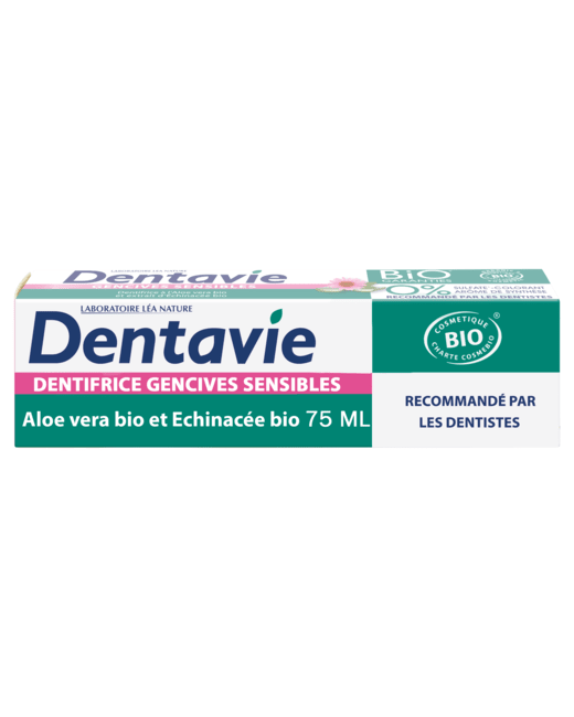 Dentifrice gencives sensibles à l'aloé vera