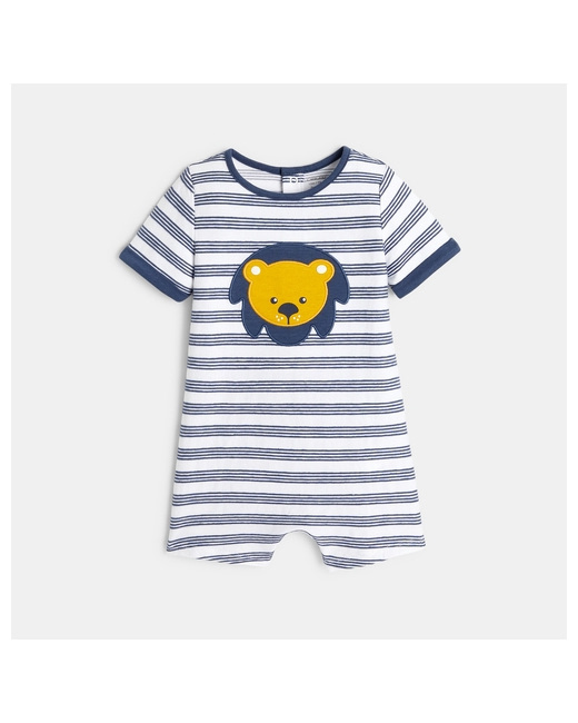 Combi courte rayée lion