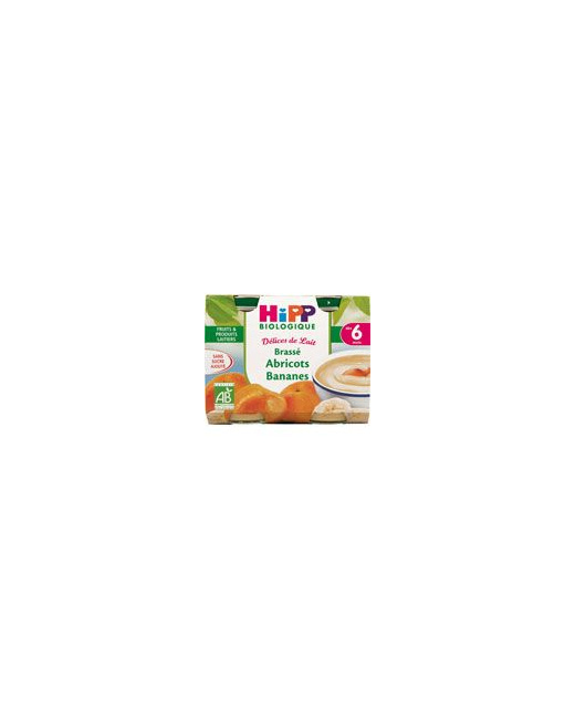 Délices de lait Brassé abricots bananes 160 g dès 6 mois