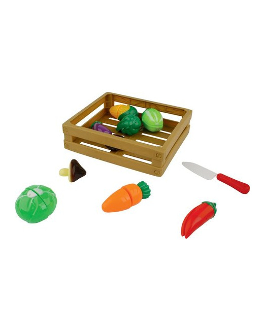 Jeu d'imitation Coffret légumes à trancher et à partager