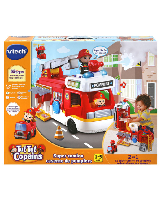 Tut Tut copains - Super camion caserne de pompiers