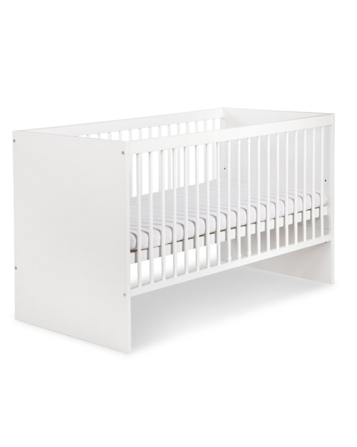 Lit bébé enfant avec barreaux amovibles et sommier réglable DALIA