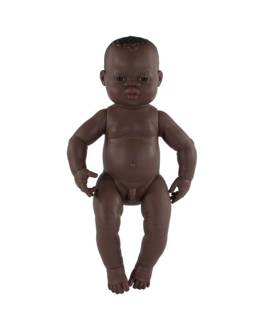 Poupée bébé garçon africain