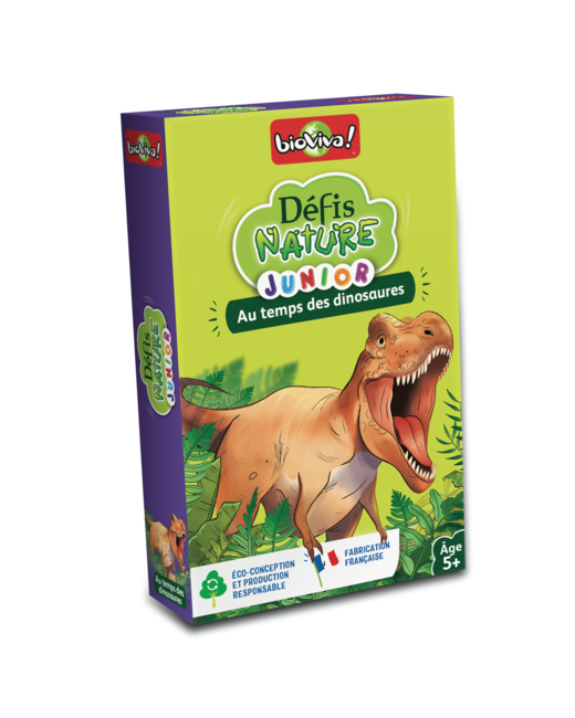 Jeu éducatif Défis Nature Junior - Au temps des dinosaures