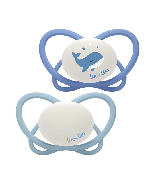 Sucettes Physiologiques Silicones sans anneaux Nuit