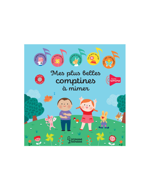 Livre sonore Mes plus belles comptines à mimer