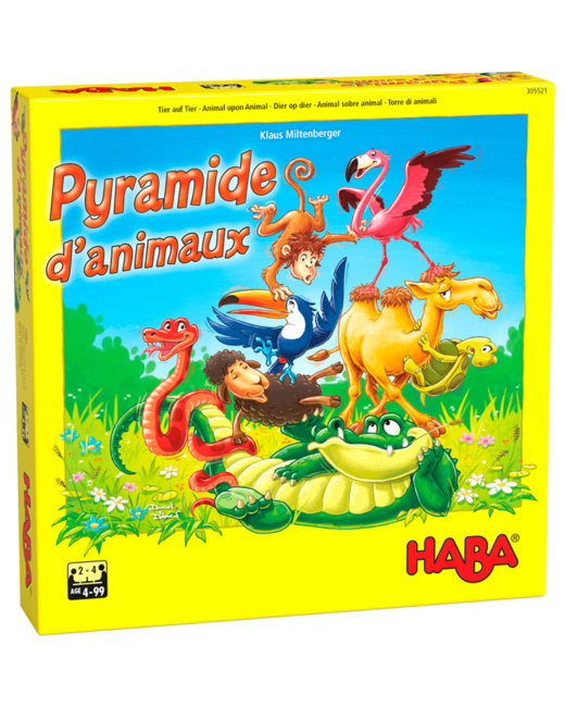Jeu d'empilement Pyramide d'animaux