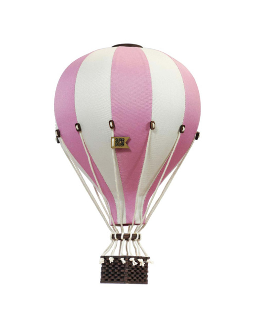 Montgolfière décorative - Rose