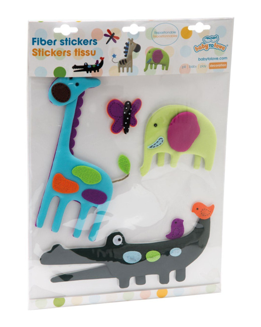 Stickers tissu - Jungle Pop