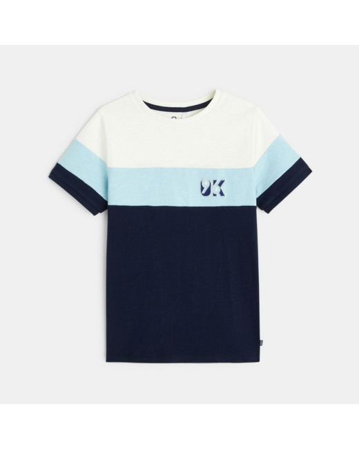 T-shirt manches courtes OK96 bleu garçon