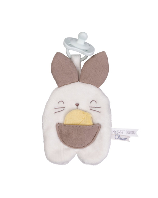 Attache-sucette Doudou Lapin