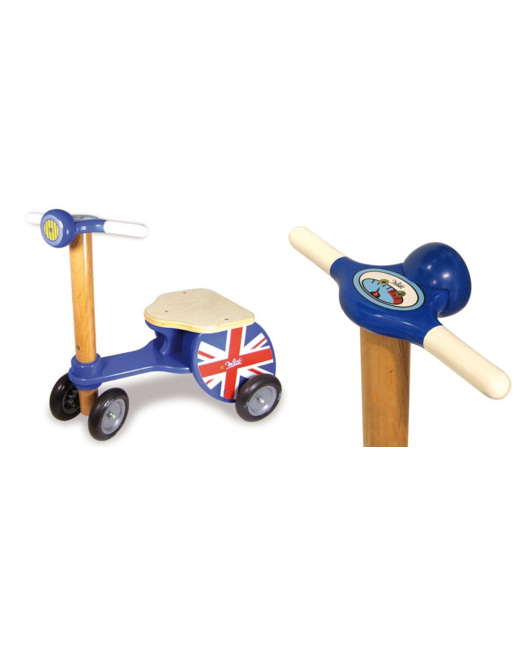 Triporteur scooter en bois