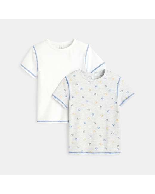 T-shirts sous-vêtements (lot de 2) garçon