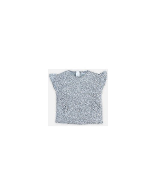 Blouse imprimé feuri