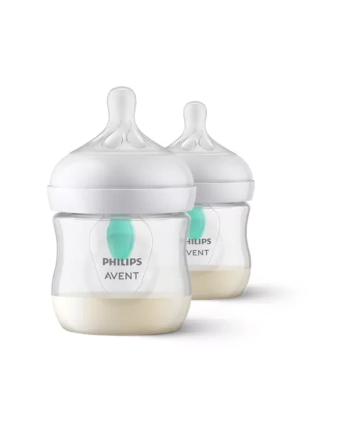 Lot de 2 biberons valve AirFree Natural à Réponse Naturelle 125ml