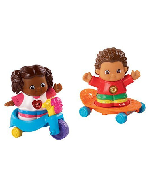 Coffret duo Line et Chris à roulettes - Tut Tut Copains