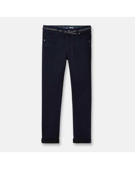 Pantalon skinny hyper stretch bleu fille