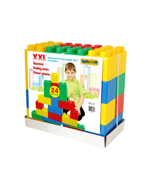 Briques de jeu géantes XXL, 24 pièces