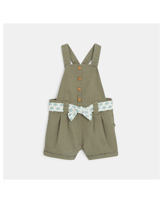 Salopette courte en twill