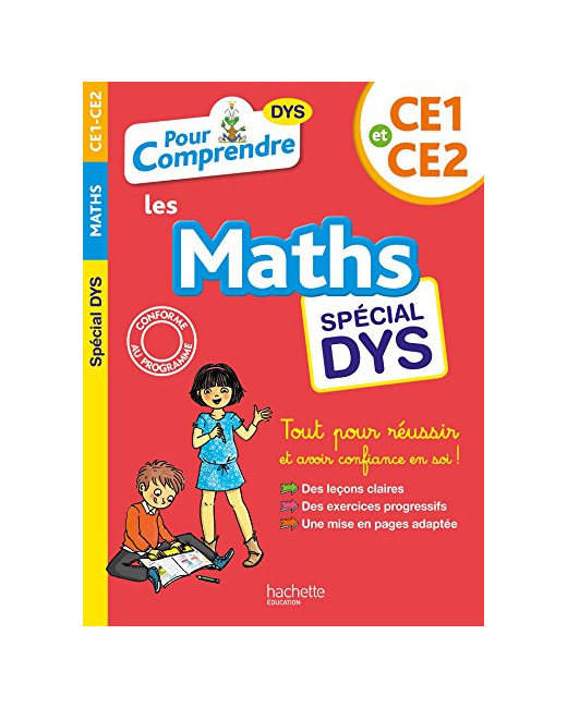 Pour Comprendre Maths CE1-CE2 - Spécial DYS (dyslexie) et difficultés d'apprentissage