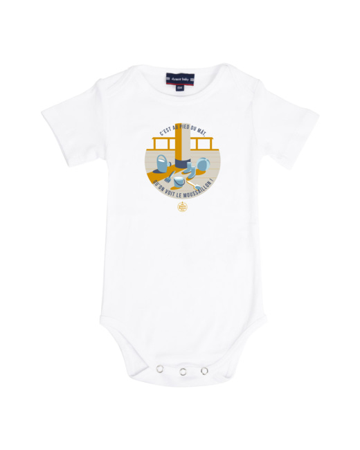 Body "au pied du mat" Baby - coton léger