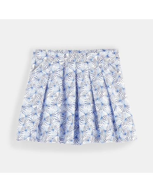 Jupe évasée bleue fille