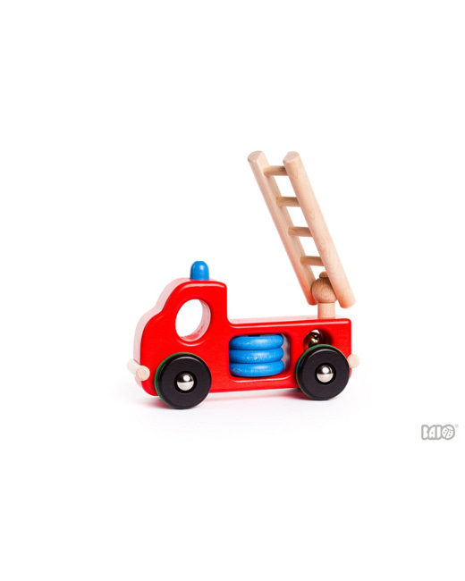 Jouet en bois - Camion de pompier