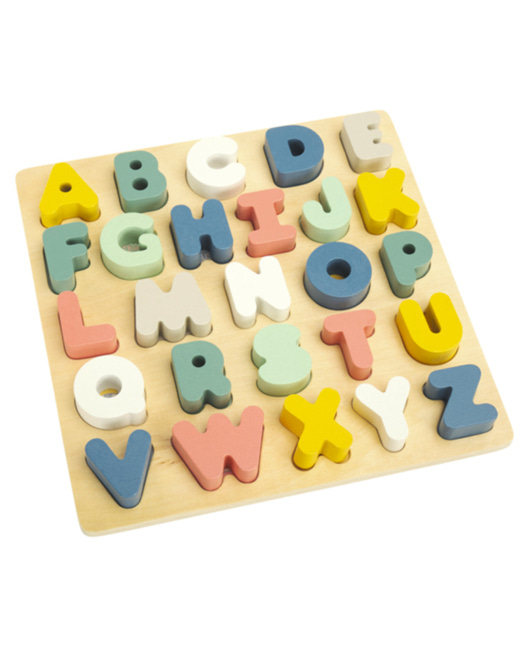 Puzzle alphabet en bois pour apprendre l'anglais
