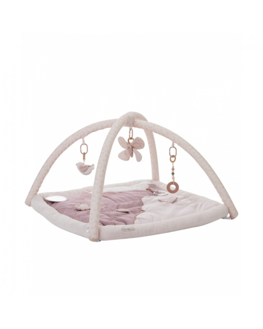 Tapis d'éveil ouatiné avec arche de jeux