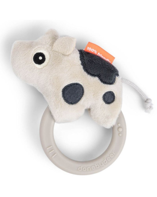 Hochet avec anneau de dentition Dotti Sable