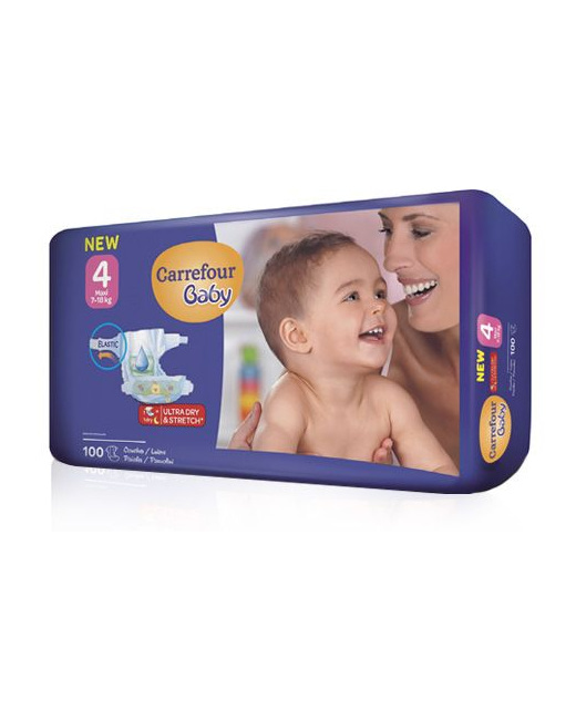 Couches taille 3. 4/9 kg Carrefour baby ultra dry