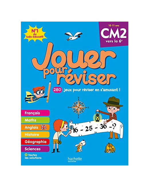 Jouer pour réviser - Du CM2 à la 6e - Cahier de vacances 2023