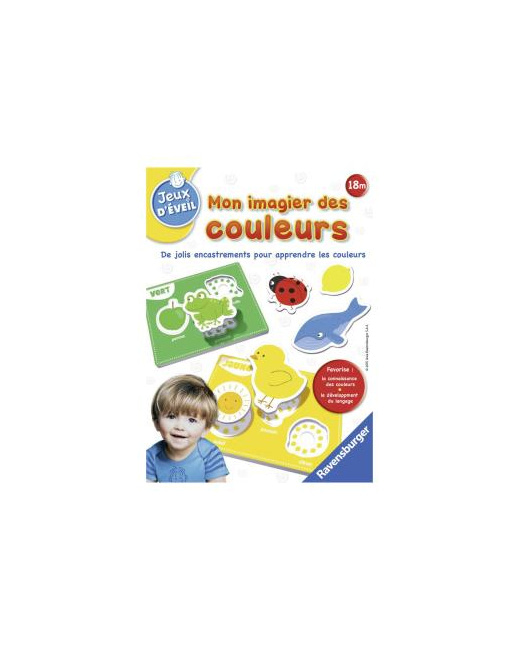 Jeu d'encastrement - Mon imagier des couleurs