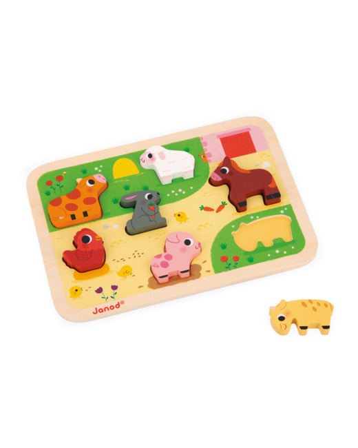Puzzle à La Ferme Chunky