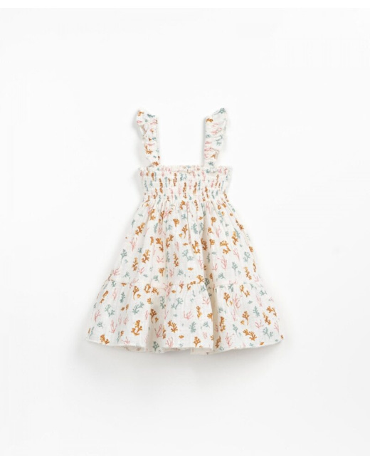 Robe à bretelles imprimée Fiber Algas