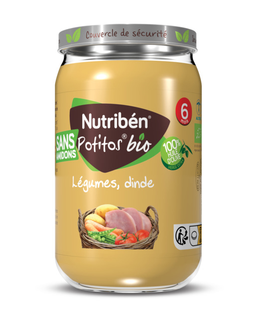 Potito Bio Légumes Dinde
