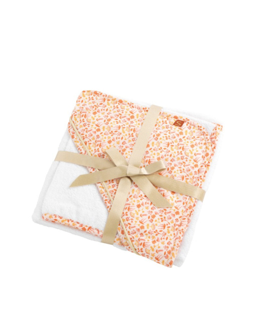 Cape de bain et gant Esmée