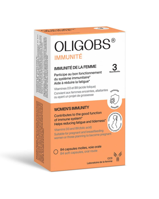 Oligobs Immunité de la Femme Vitamines D3+B9