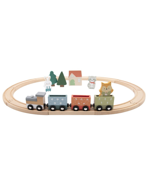 Mon premier circuit de train en bois