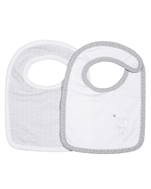 Bavoirs lot de 2 Céleste