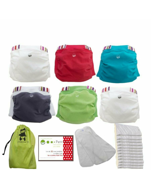 Pack complet de couches lavables Petit Pea