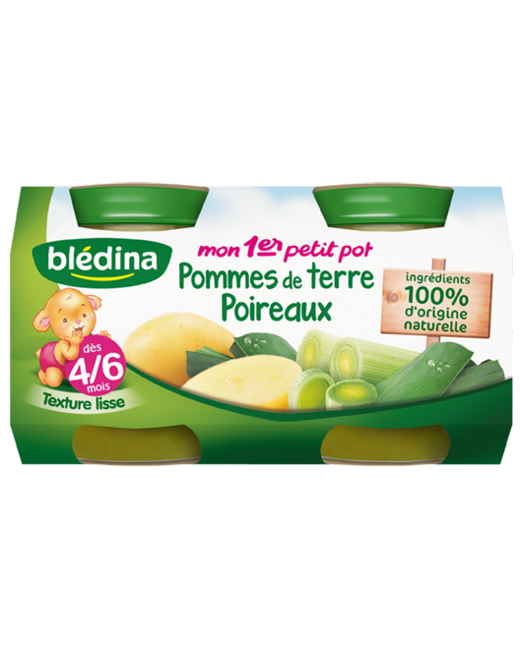 Mon 1er Petit Pot Pommes de terre Poireaux 2x130g