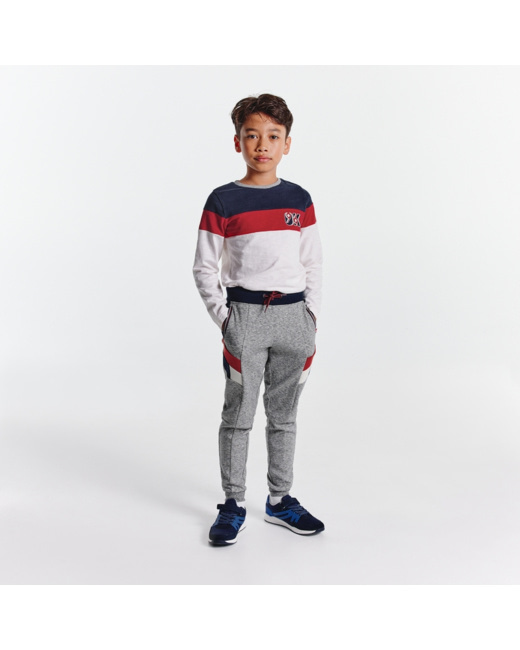 Pantalon de jogging slim gris garçon