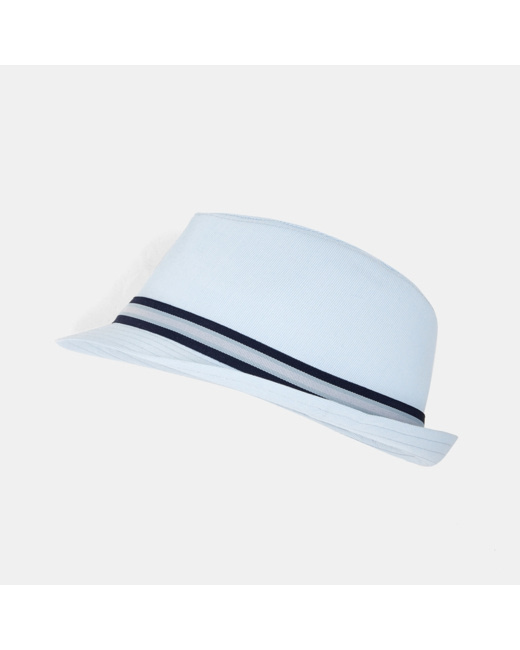 Chapeau trilby bleu garçon