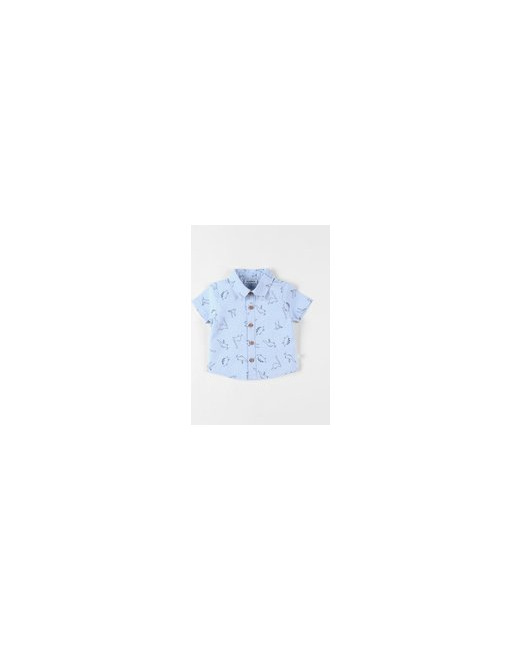 Chemise chambray dinos à manches courtes
