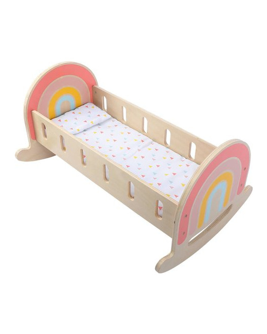 Mon lit à bascule en bois