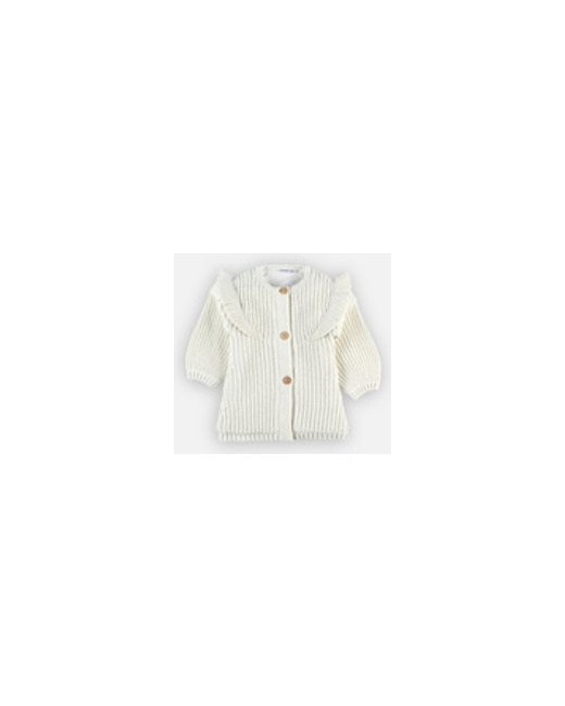 Long cardigan en tricoloudoux