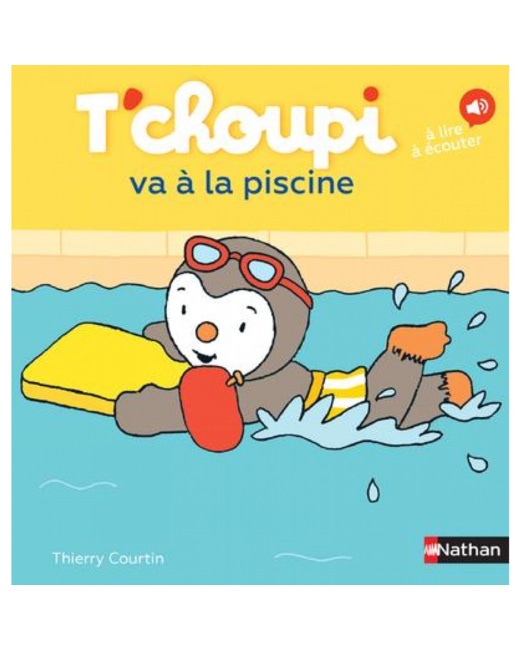 Livre T'choupi va à la piscine